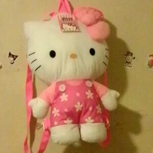 [NWT] Hello Kitty Plush Backpack Bookbag